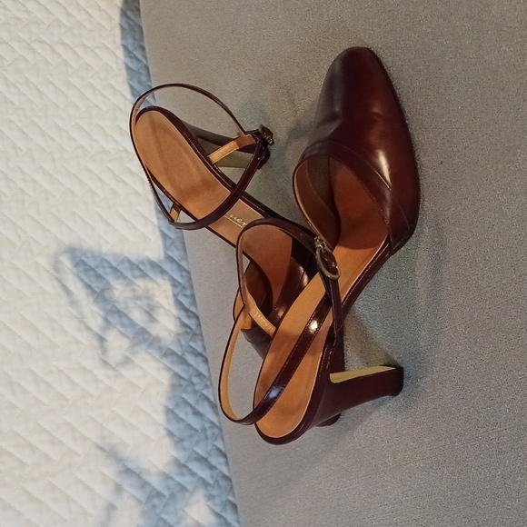 Etienne Aigner vintage leather slingback heels 10 N - Picture 7 of 17